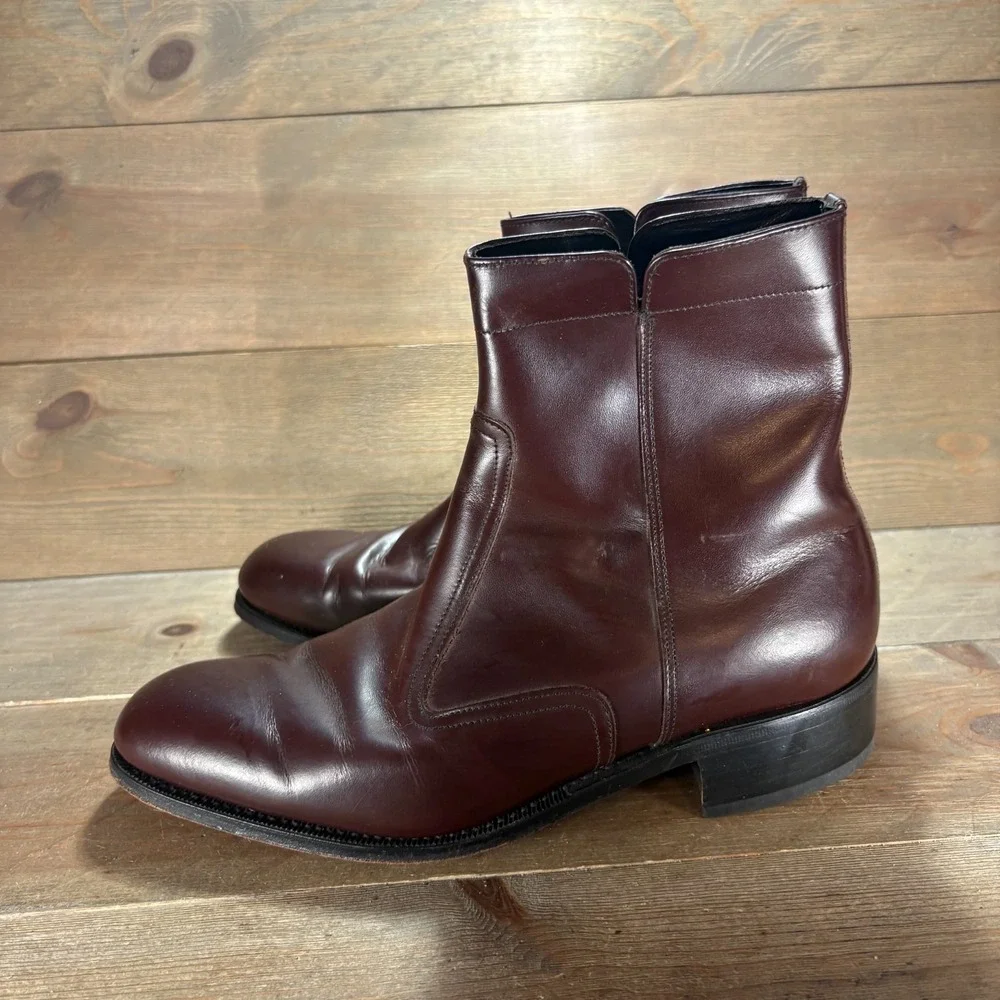 Florsheim Imperial Mens size 9.5 wide EEE shoes brown Leather Dress Boots